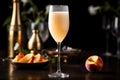 Peachy Elegance: Bellini Cocktail Refreshment
