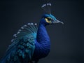 Peacock isolated. Ai Generated