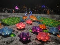 Peacock lanterns