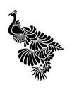 Peacock laser cutting Indian design