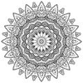 Peacock Mandala Royalty Free Stock Photo