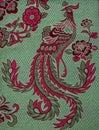 Peacock pattern fabric