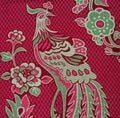 Peacock pattern fabric