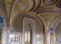 Peacock Room inside the Sammezzano Castle Royalty Free Stock Photo