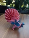Peacock shaped paper craft ideas