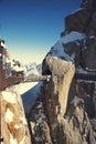 Peak Aiguille du Midi, CHAMONIX, France. Altitude: 3842 meters