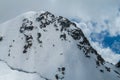 Peak in Ala Archa national park, Tian Shan mountains Royalty Free Stock Photo