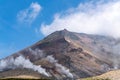 The peak of Asahidake mountain in Daisetsuzan national park