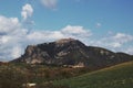Peak of Bugarach in the Corbieres, France