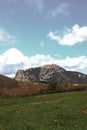 Peak of Bugarach in the Corbieres, France