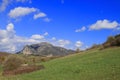 Peak of Bugarach in the Corbieres, France