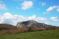 Peak of Bugarach in the Corbieres, France