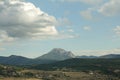 Peak of Bugarach in the Corbieres, France