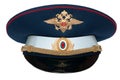 peak-cap of the Russian officer of traffic