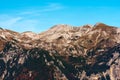 Peak of Carega - Little Dolomites Italy Royalty Free Stock Photo