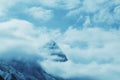 Peak in clouds