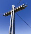 Peak cross at the mountain Golzentipp