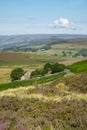 Peak District National Park, from Stanage edge, Derbyshire Royalty Free Stock Photo