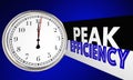 Peak Efficiency Time Clock Improve Productivity