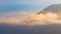 Peak of Fuji Mountain close up Royalty Free Stock Photo