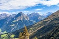 Peak Hahnen of Swiss Alps Royalty Free Stock Photo