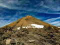 Peak of the inactive volcano Mount Teide, Tenerife Royalty Free Stock Photo