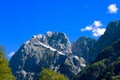 Peak of Jalovec - Slovenia Europe Royalty Free Stock Photo