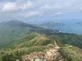 Peak of Lantau peak in Hong Kong, one of highest mount