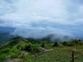 Peak of Mount Birah in Panyipatan Royalty Free Stock Photo