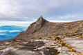 At the peak of Mount Kinabalu, Sabah, Borneo, Malaysia Royalty Free Stock Photo