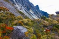 At the peak of Mount Kinabalu, Sabah, Borneo, Malaysia Royalty Free Stock Photo