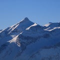 Peak of Mount Oldehore in winter