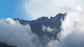 Peak of Mt Kinabalu of Borneo Royalty Free Stock Photo