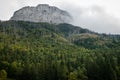 Peak Muran in the clouds, National Park Belianske Tatras