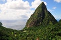 Peak of Piton Royalty Free Stock Photo