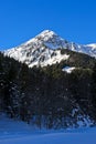 Peak Pointe de Nyon, Morzine, Haute-Savoie, RhÃÂ´ne-Alpes region, France Royalty Free Stock Photo