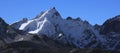 Peak seen from Gorakshep Royalty Free Stock Photo