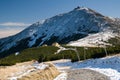 Snezka peak Royalty Free Stock Photo