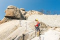 peak of stone in Bukhansan national park, Seoul - sep, 2019