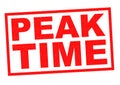 PEAK TIME Royalty Free Stock Photo