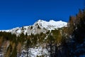 Peak of Vrtaca in Karavanke mountains Royalty Free Stock Photo