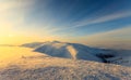 Peaks above clouds Royalty Free Stock Photo