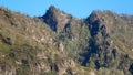 The peaks of the Altai Mountains. The western spur of the Iolgo ridge. Gorny Altai.