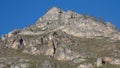 The peaks of the Altai Mountains. The western spur of the Iolgo ridge. Gorny Altai.