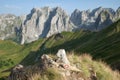 Peaks Group In Prokletije Mountains, Montenegro Royalty Free Stock Photo