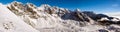 Peaks in the High Tatra mountains in winter. Royalty Free Stock Photo