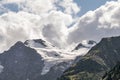 The peaks of the mountains Roccia Viva, Becca di Gay, head of the Gran Crou, head of the Tribolazione