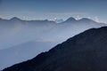 Peaks of Villgraten / Defereggen High Tauern with Grossglockner Royalty Free Stock Photo