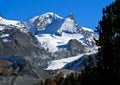 Peaks of Zermatt, Valais, Switzerland Royalty Free Stock Photo