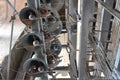 Peal of Bells from ClÃÂ©rigos Church Tower in Porto, Portugal Royalty Free Stock Photo